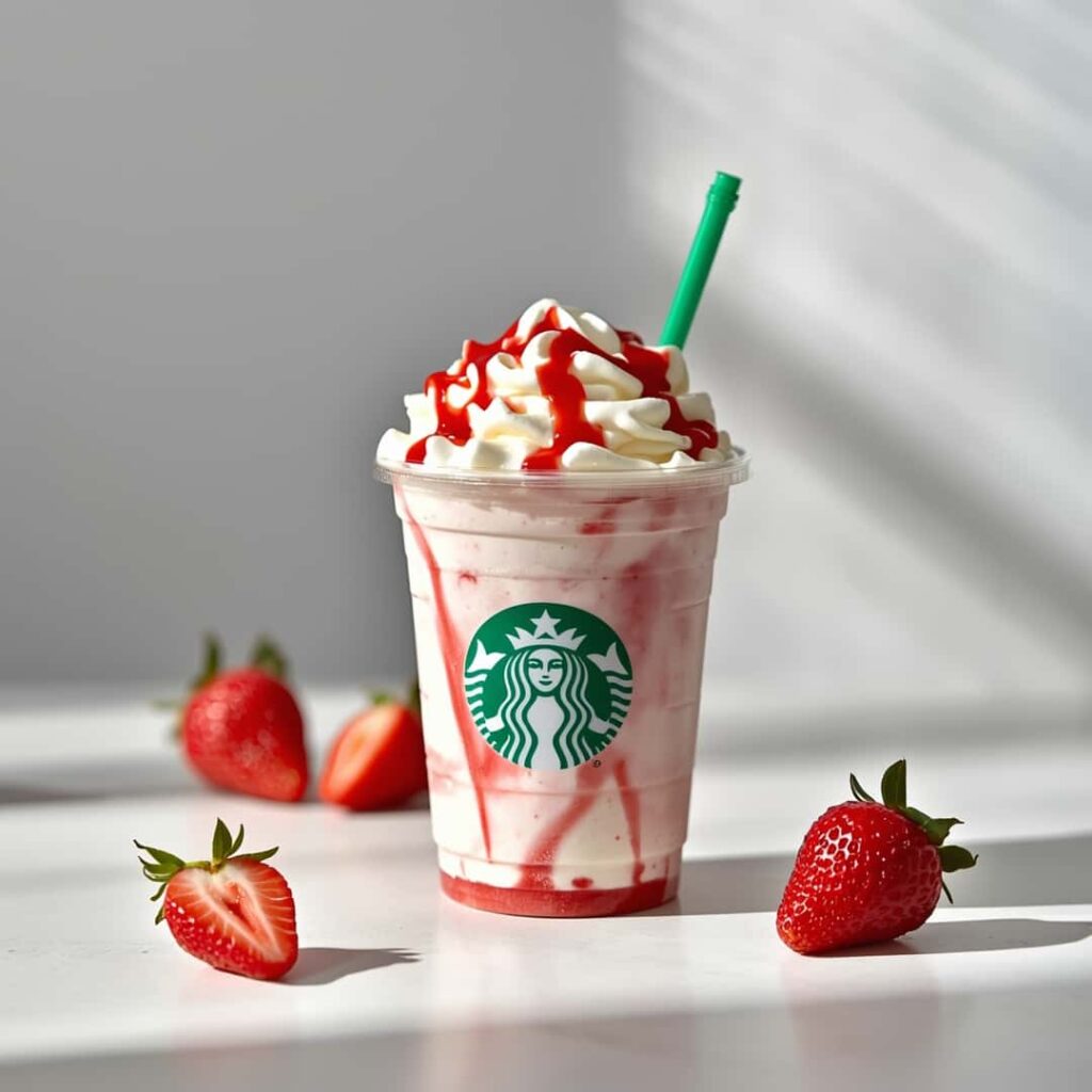 Starbucks Strawberries Creme Frappuccino