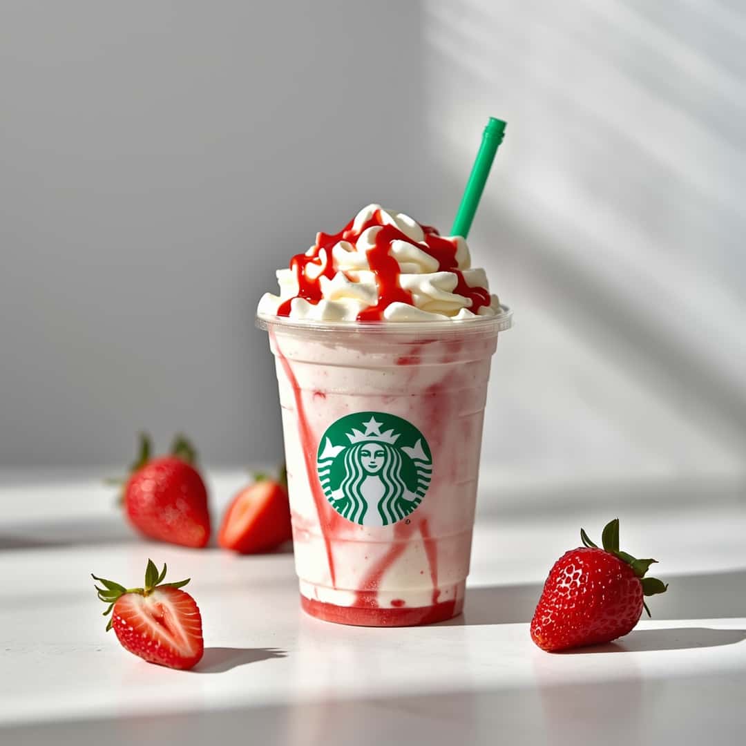Starbucks Strawberries Creme Frappuccino