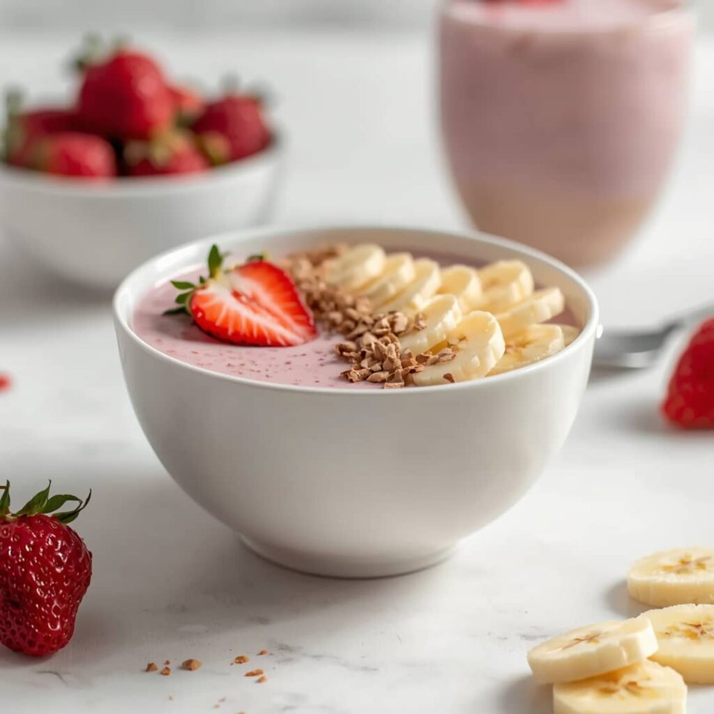 Strawberry Banana Smoothie Bowl