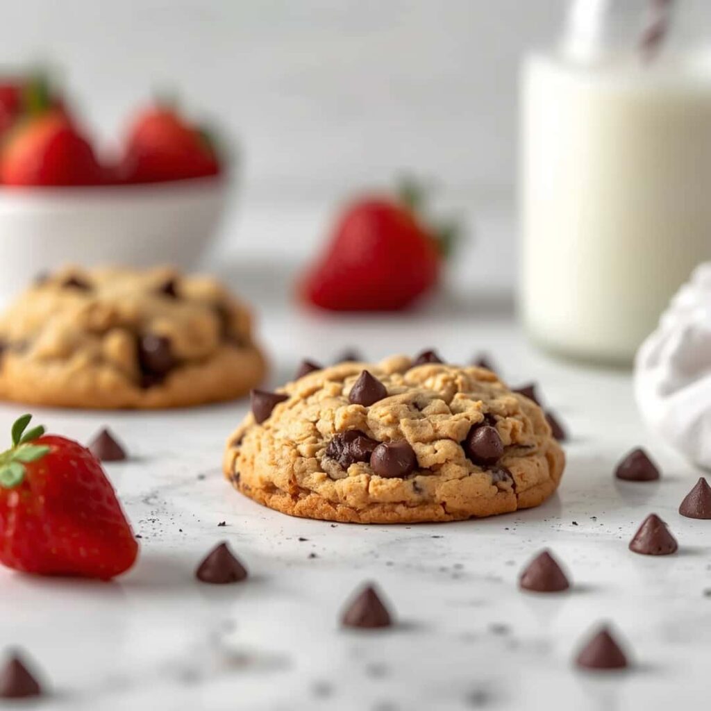 Strawberry Cake Mix Chocolate Chip Cookies