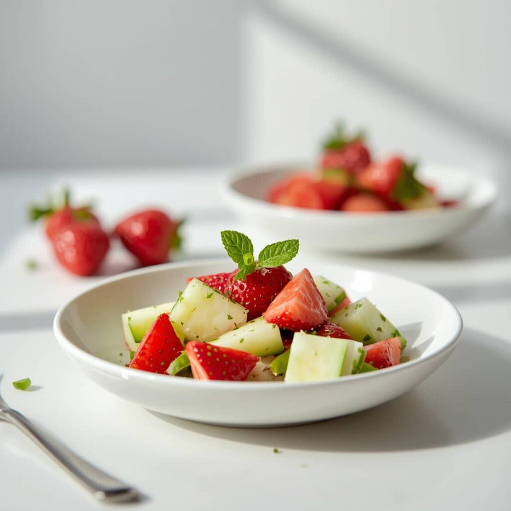 Strawberry Cucumber Salad