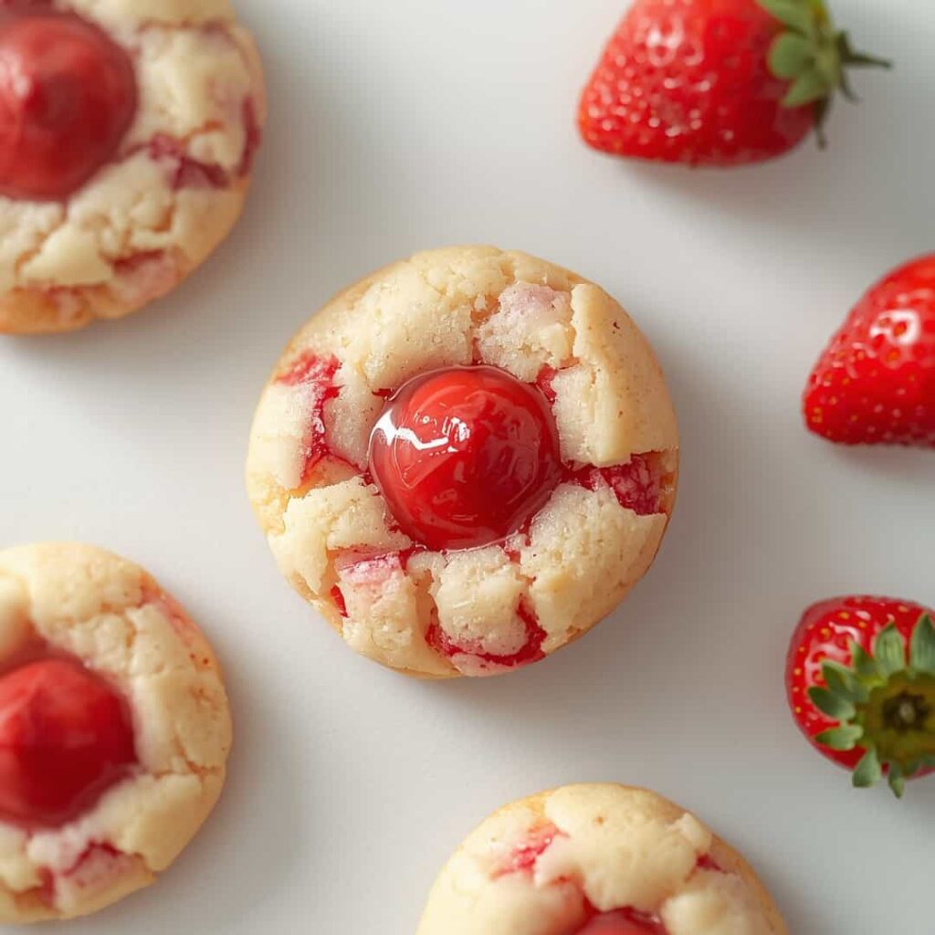 Strawberry Kiss Cookies Recipe