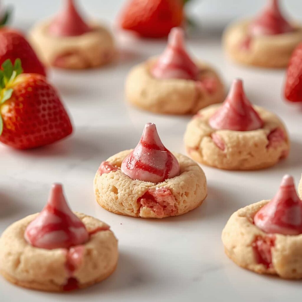 Strawberry Kiss Cookies