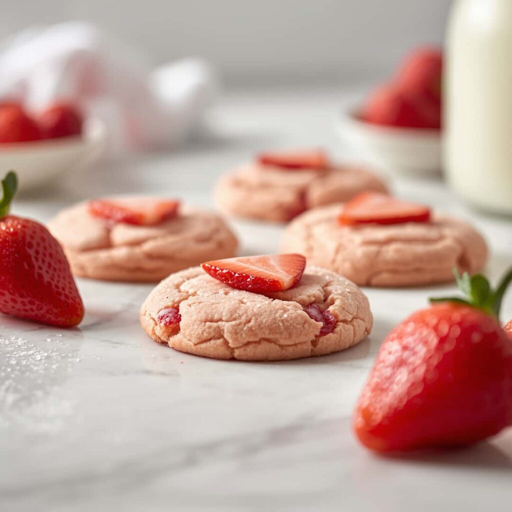 Strawberry Sugar Cookies