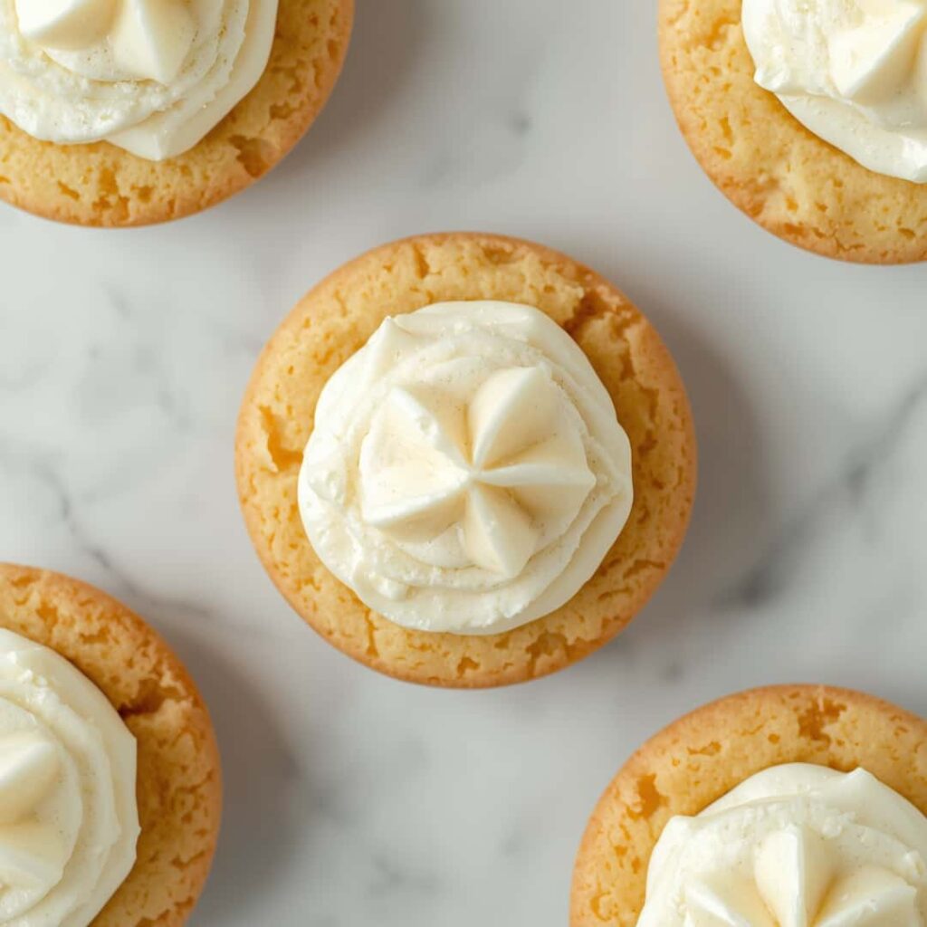 Sugar Cookie Cups Cream Cheese Frosting