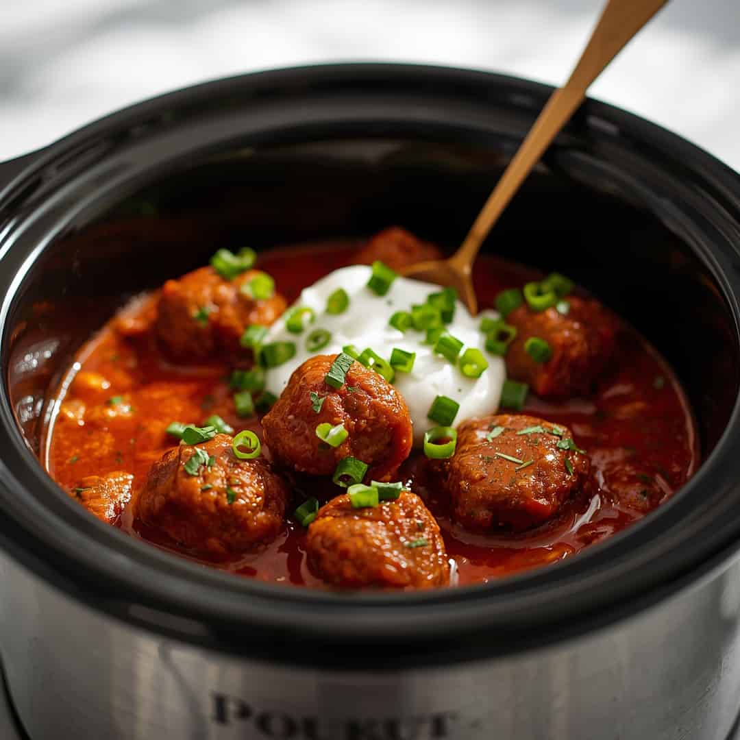 Sweet Chili Meatballs Crockpot