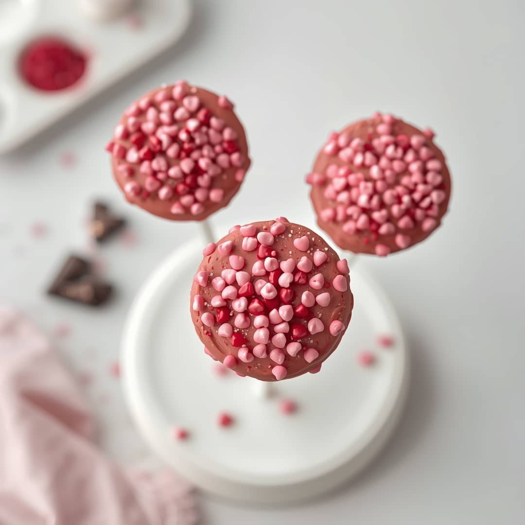 Valentines Oreo Pops