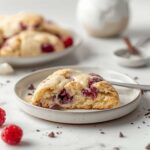 White Chocolate Raspberry Scones