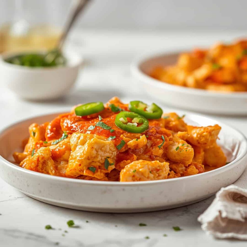 Zesty Jalapeno Buffalo Chicken Casserole Spicy