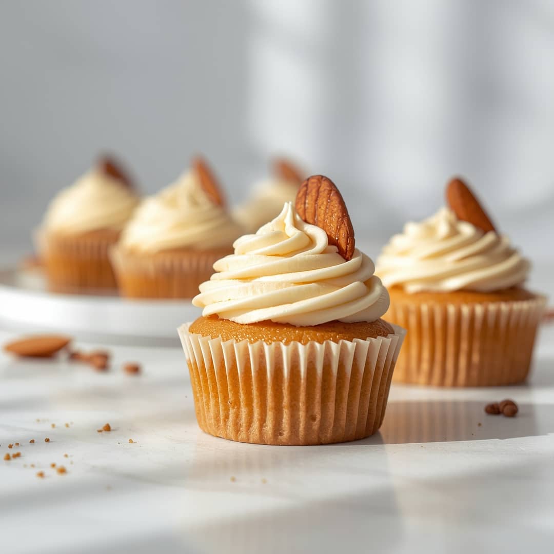 Almond Amaretto Cupcakes