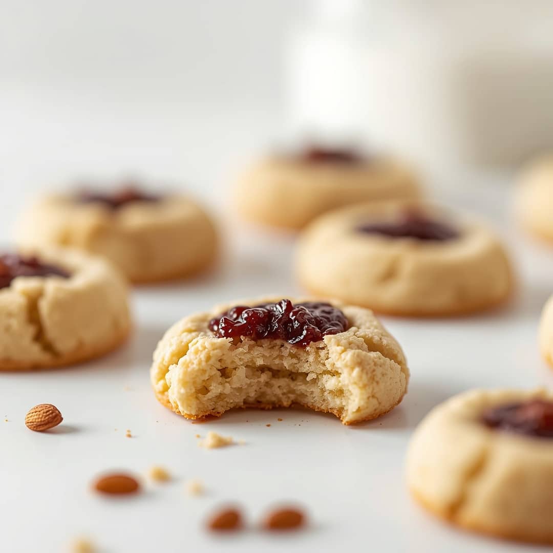 Almond Flour Thumbprint Cookies