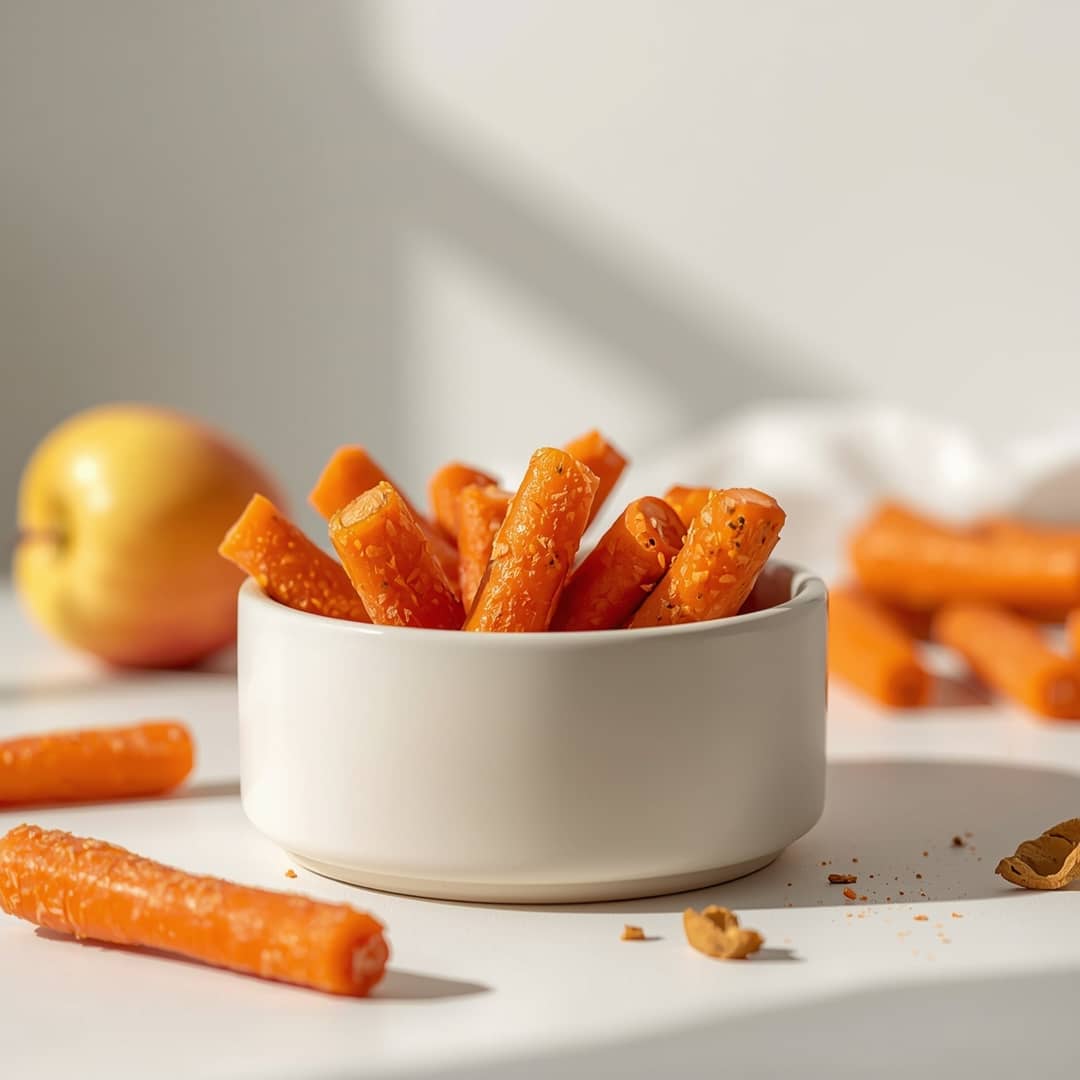 Apple Carrot Chew Sticks for Dogs