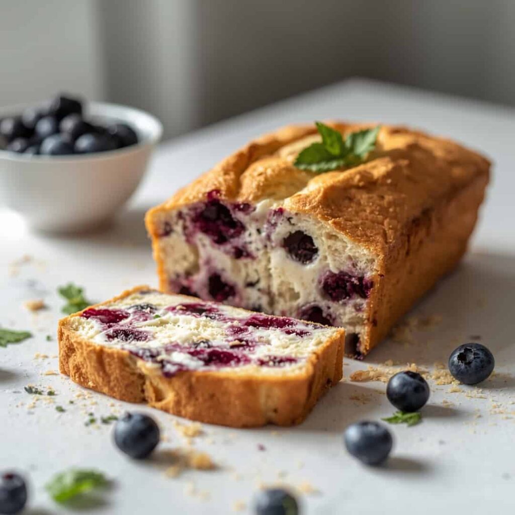 BLUEBERRY CREAM CHEESE BREAD