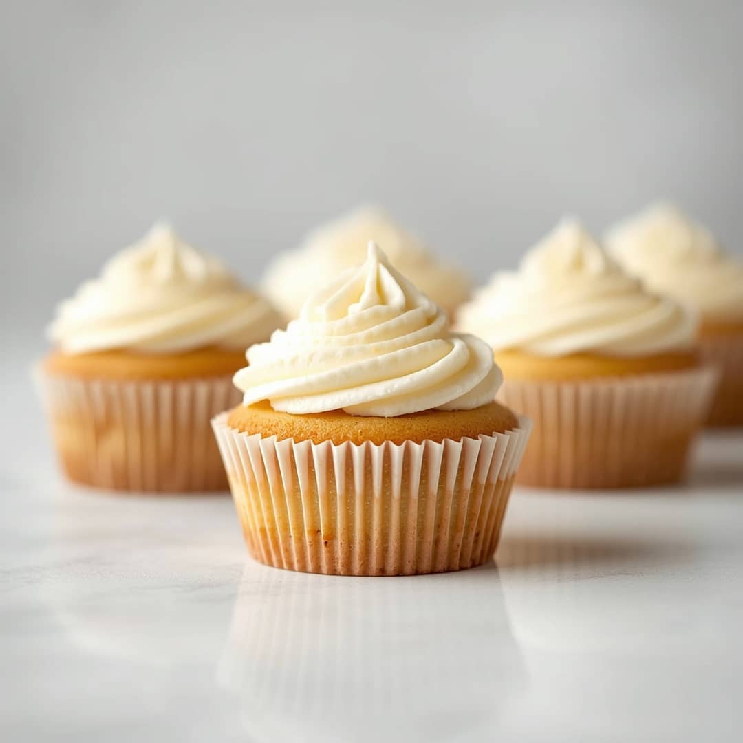 Bakery Style Vanilla Cupcakes