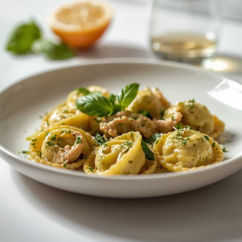 Basil Pesto Chicken Tortellini