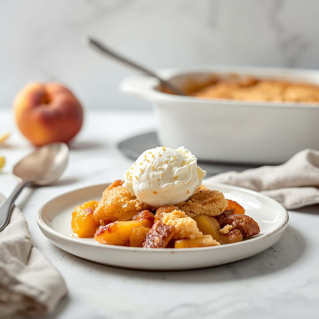 Best Ever Gluten Free Peach Cobbler 2 Best Ever Gluten Free Peach Cobbler