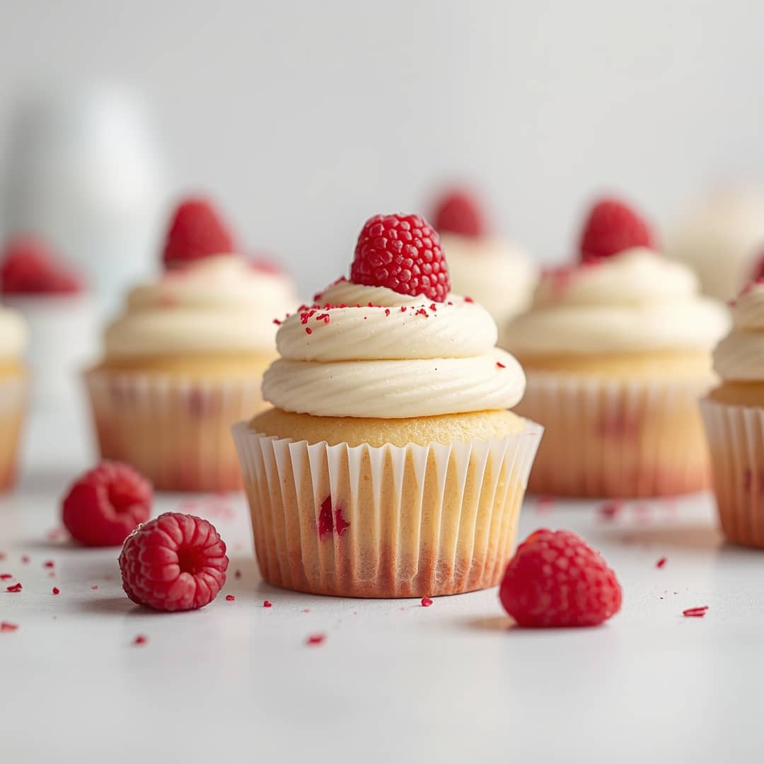 Best White Chocolate Raspberry Cupcakes
