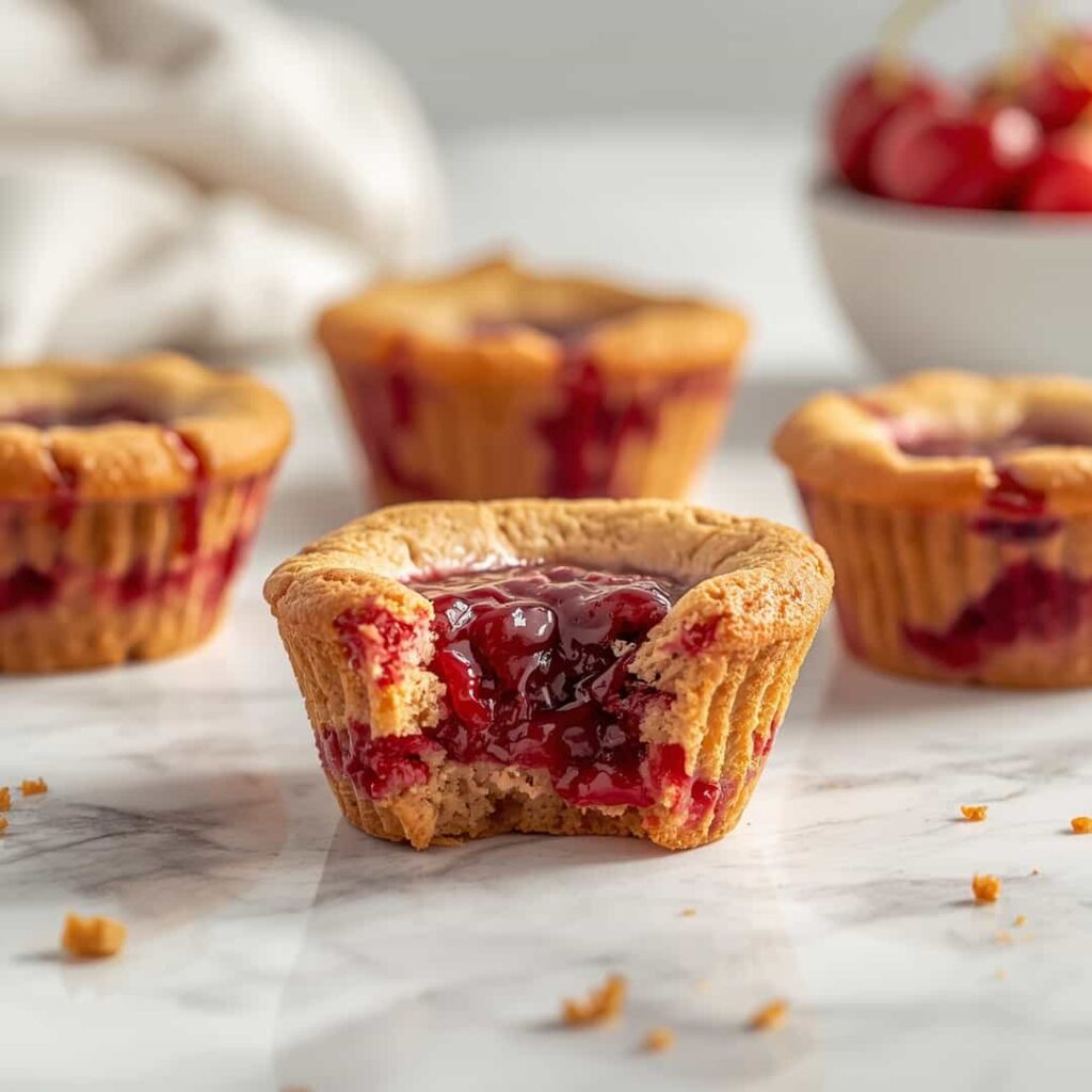 CHERRY PIE COOKIE CUPS