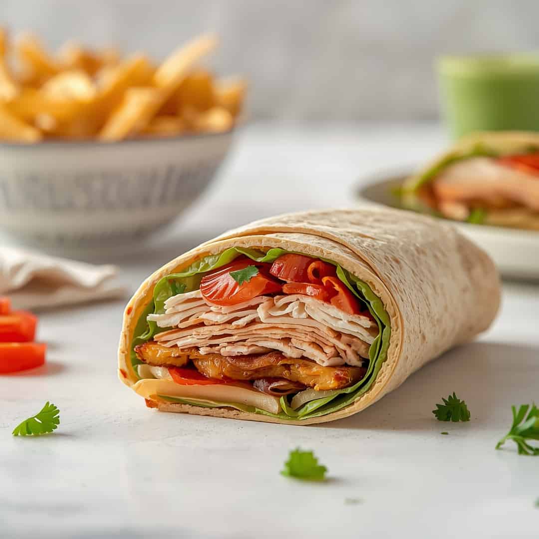 California Turkey Club Wrap 2 California Turkey Club Wrap