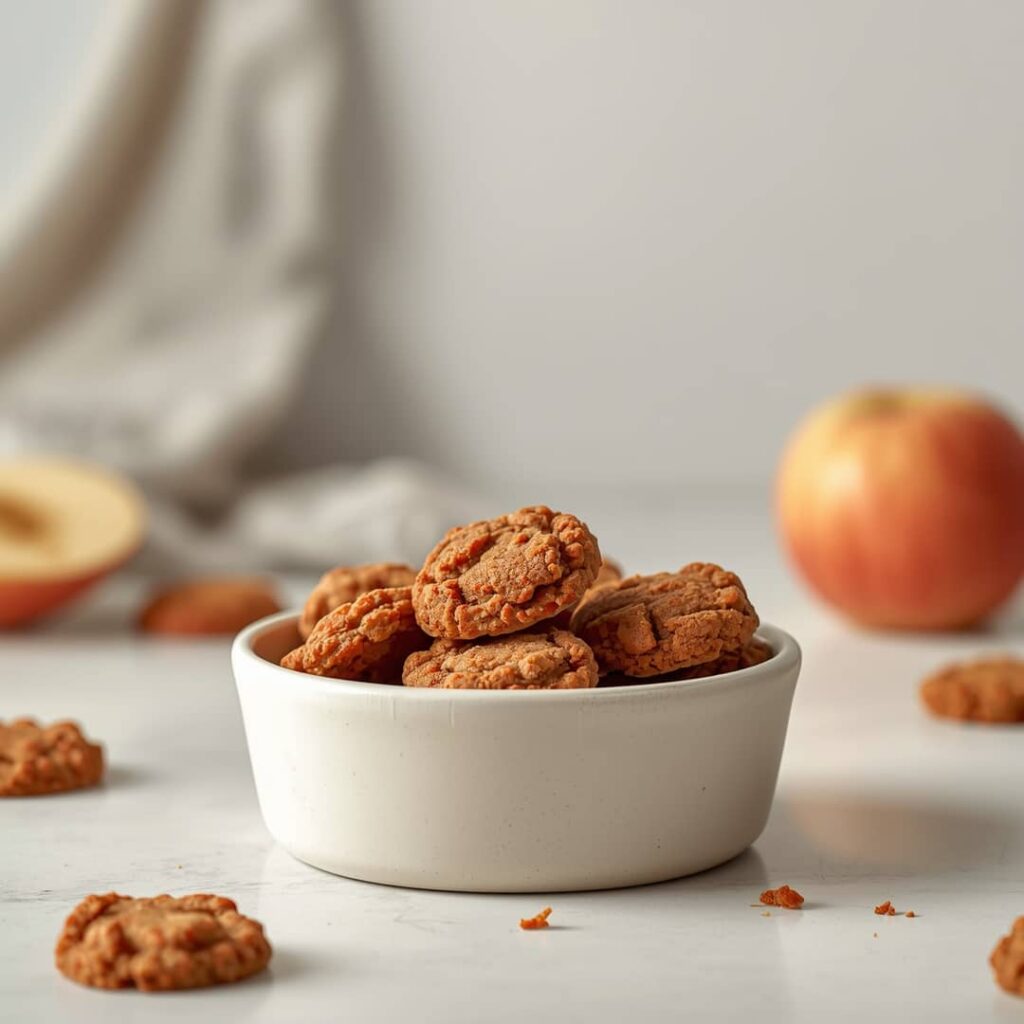 Carrot Apple Crunchy Cookies for Dogs