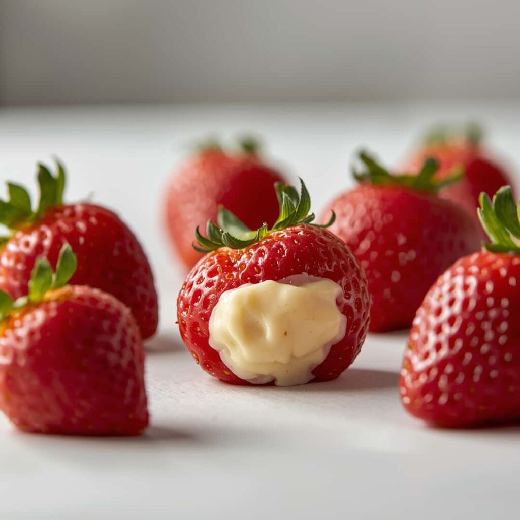 Cheesecake Stuffed Strawberries
