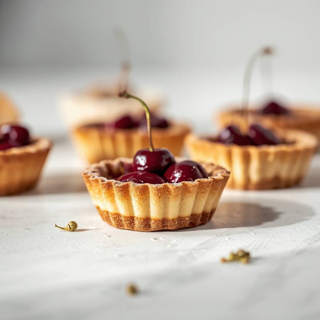 Cherry Bakewell Tartlets