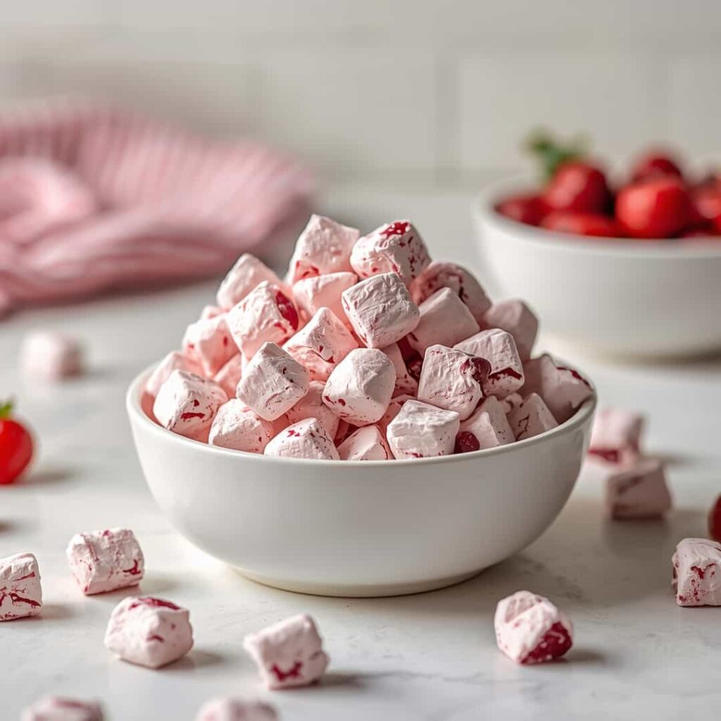 Cherry Cheesecake Puppy Chow
