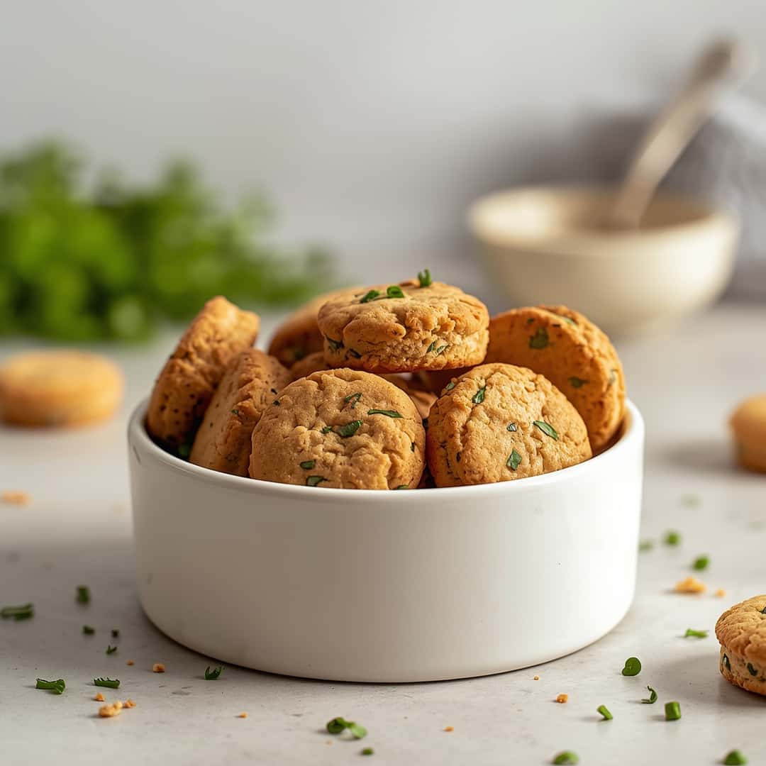 Chicken Parsley Dog Biscuits