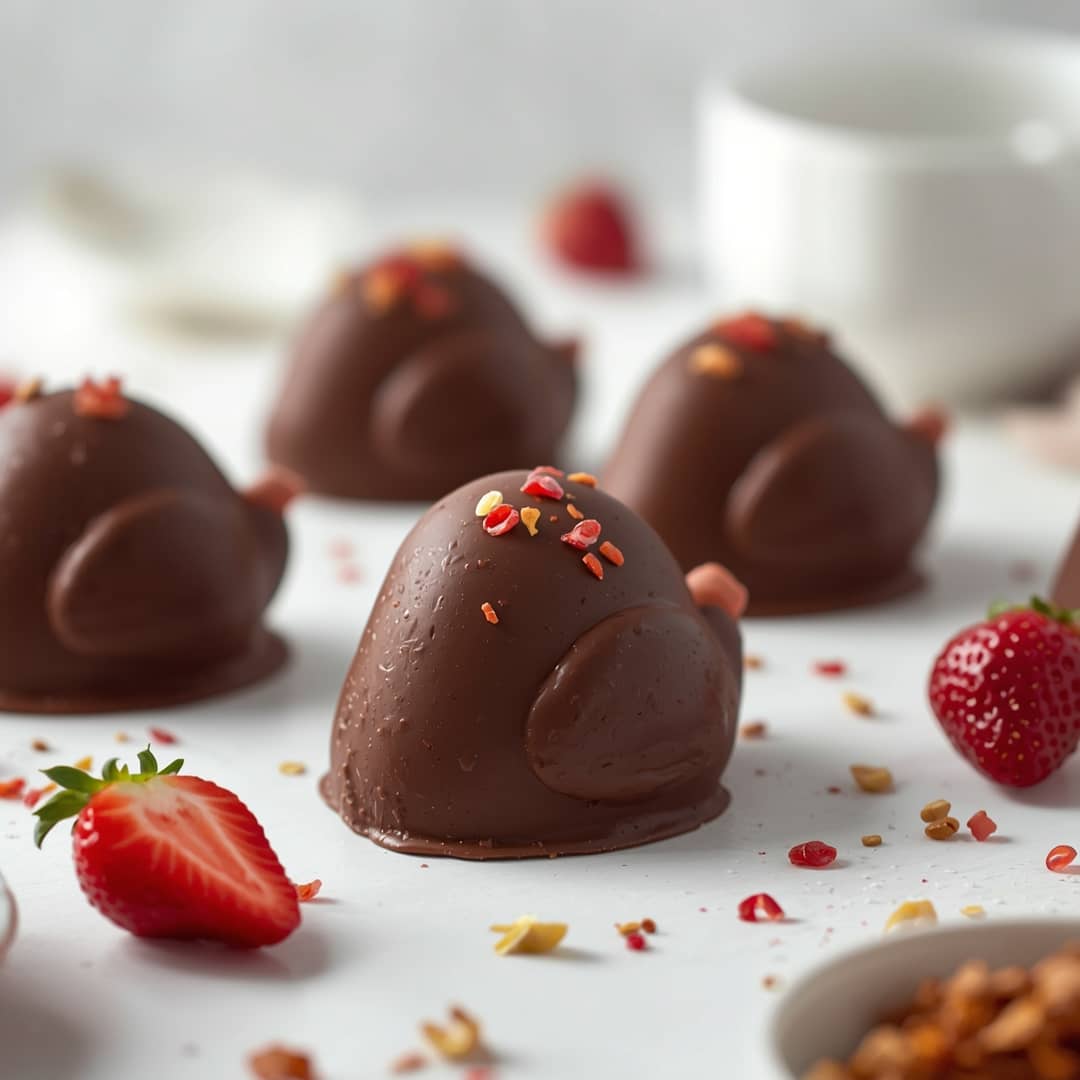 Chocolate-Covered Strawberry Turkeys
