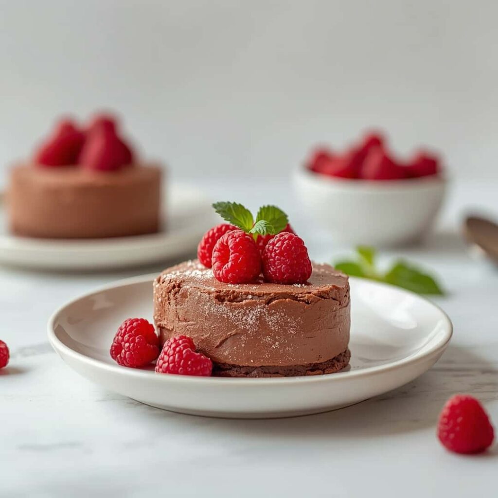 Chocolate Raspberry Mousse Cake