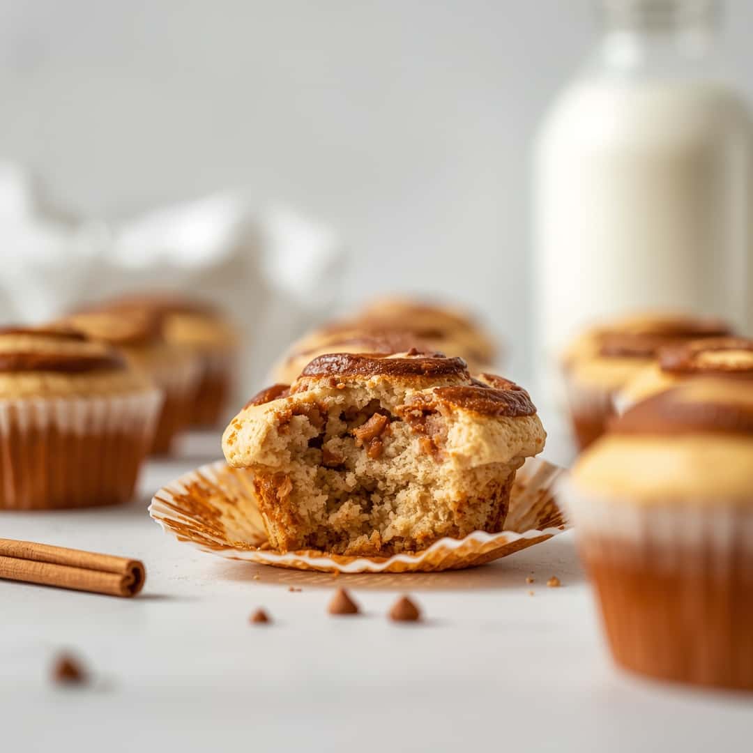 Cinnamon Roll Protein Muffins