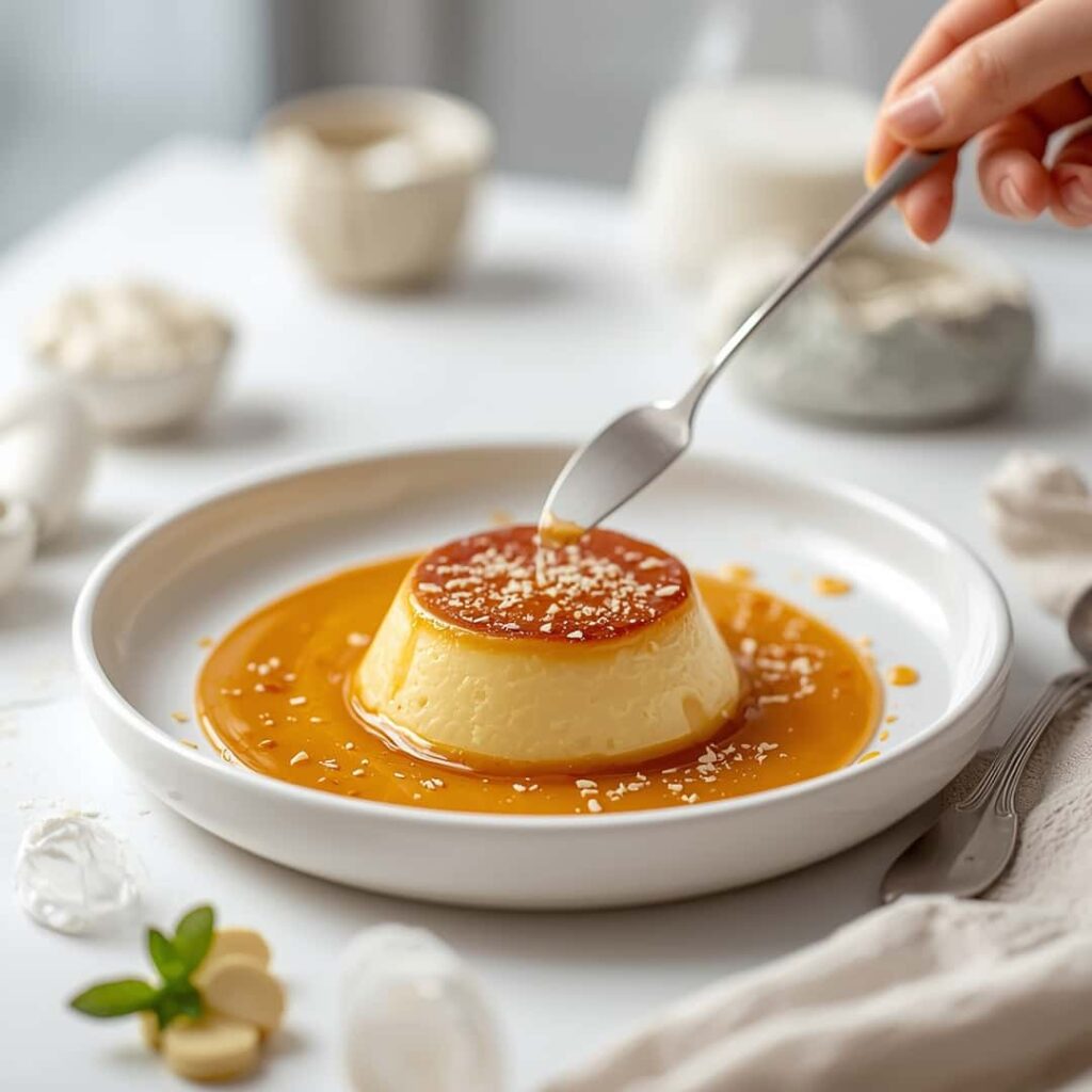 Coconut Caramel Flan
