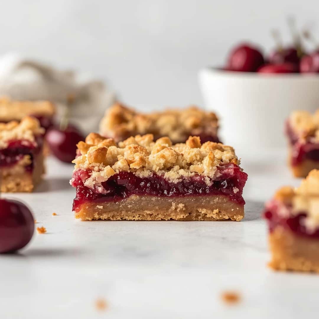 Cream Cheese Cherry Pie Crumb Bars