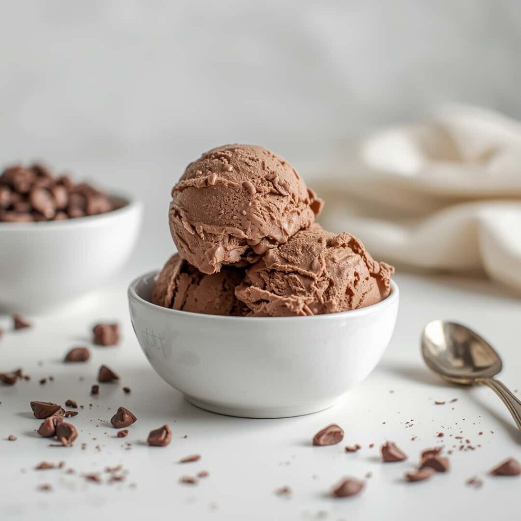 Creamy Chocolate Cottage Cheese Ice Cream