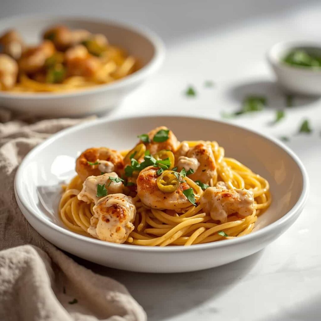 Creamy Pepperoncini Chicken Skillet