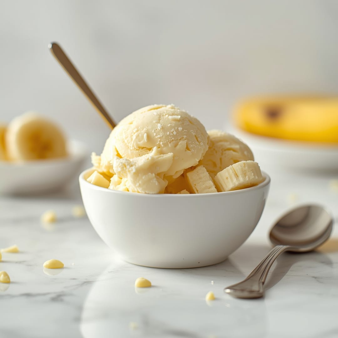 Creamy Southern Banana Pudding Ice Cream 2 Creamy Southern Banana Pudding Ice Cream
