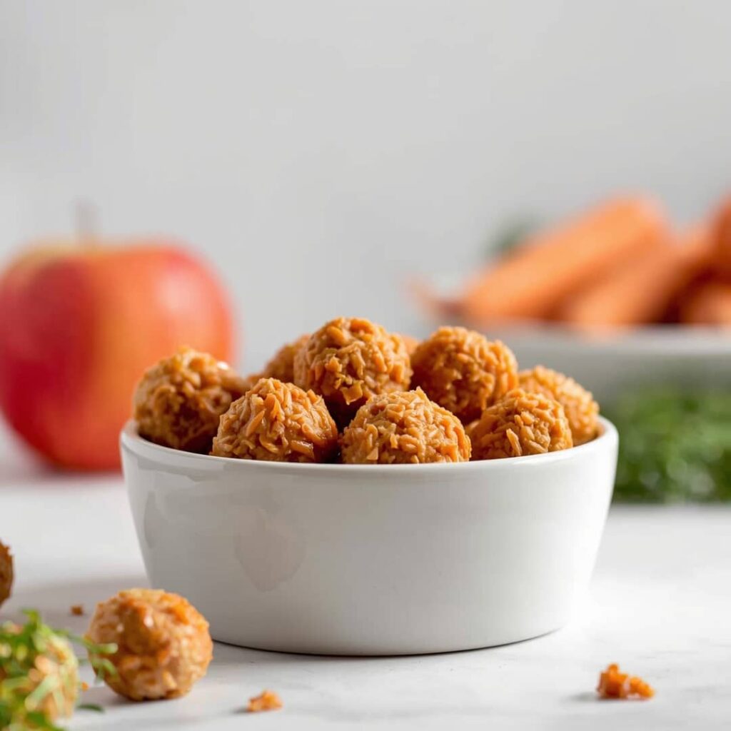 Easy Carrot Apple Crunchies for Dogs