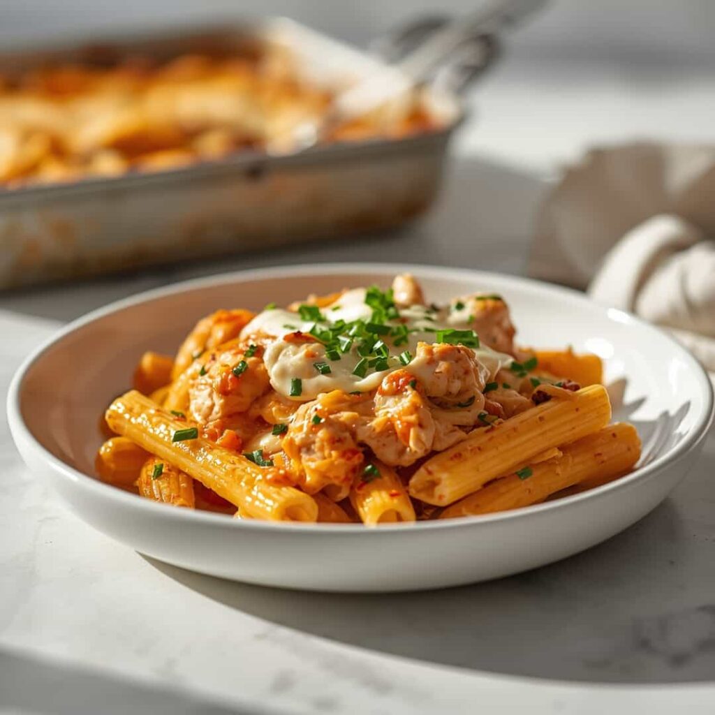 Easy Cheesy Chicken Pasta Bake