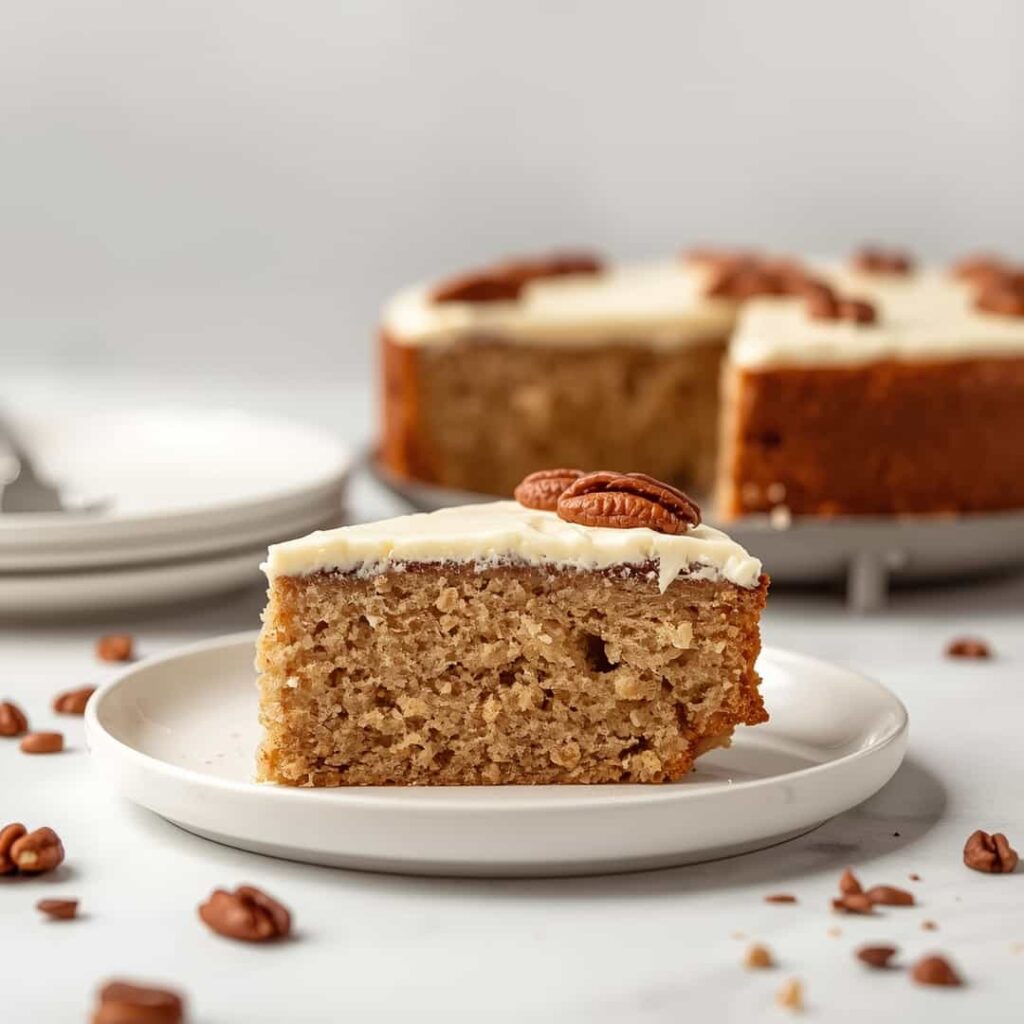 Easy Gluten Free Pecan Cream Cake