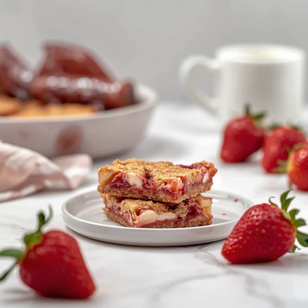 Easy Gluten-Free Strawberry Breakfast Bars