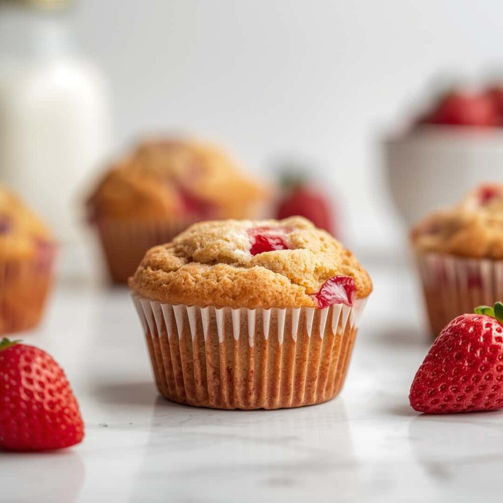Easy Gluten-Free Strawberry Muffins