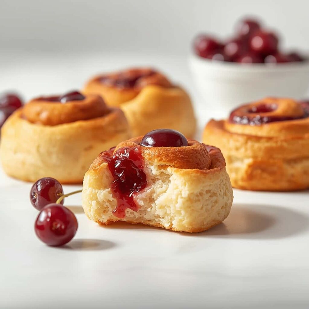 Easy Homemade Cherry Sweet Rolls