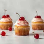 Easy Homemade Maraschino Cherry Cupcakes