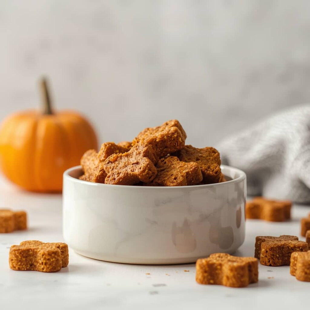 Easy Homemade Pumpkin Applesauce Dog Treats