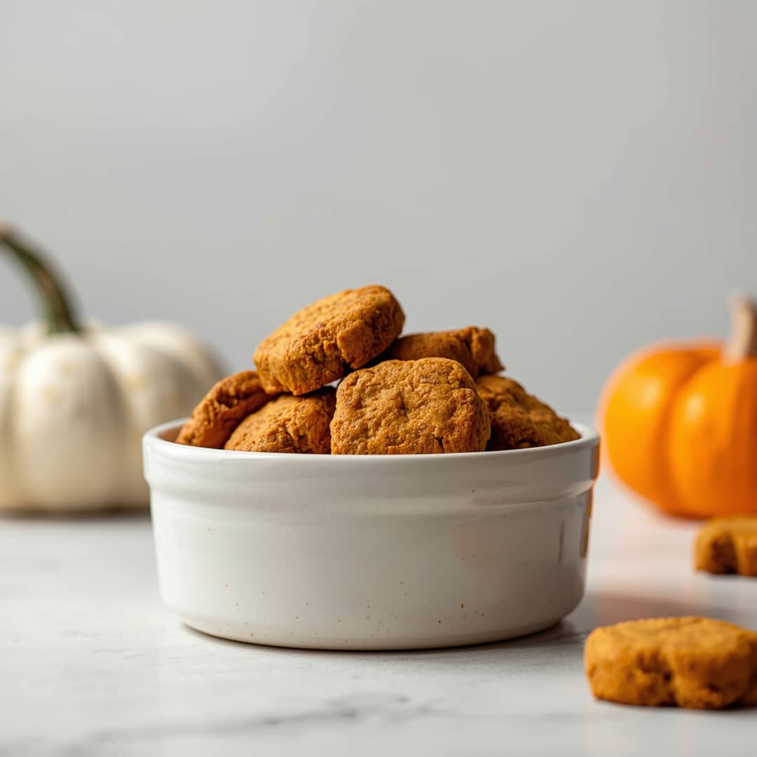 Easy Homemade Pumpkin Dog Biscuits