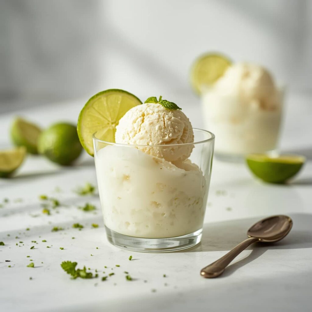 Easy Ninja Creami Lime Sherbet