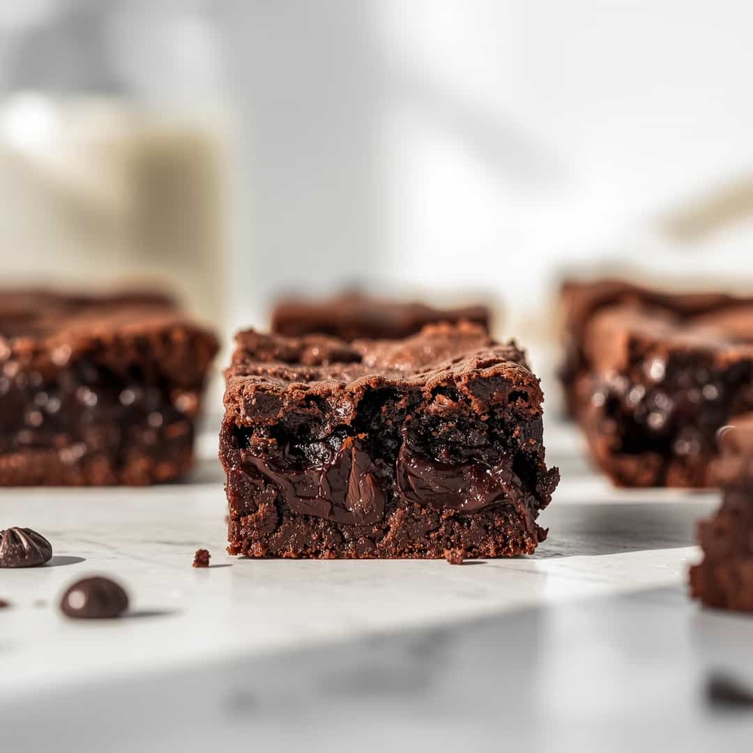 Flourless Greek Yogurt Brownies 2 Flourless Greek Yogurt Brownies