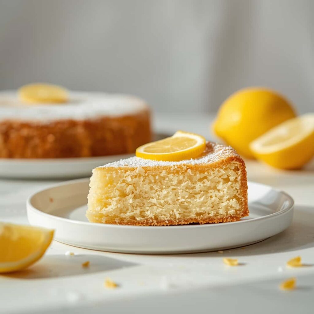 Flourless Lemon Greek Yogurt Cake