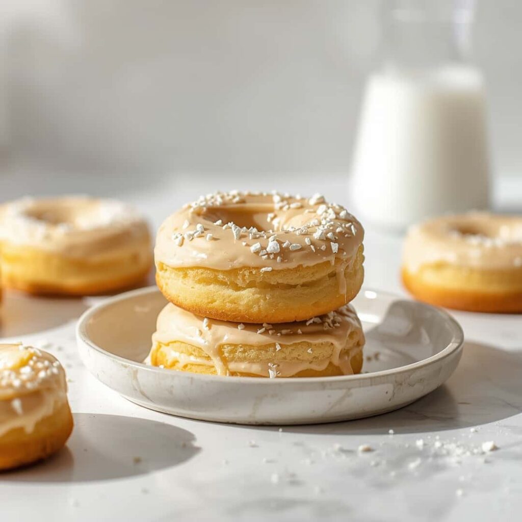 Fluffy Gluten Free Vanilla Cake Donuts