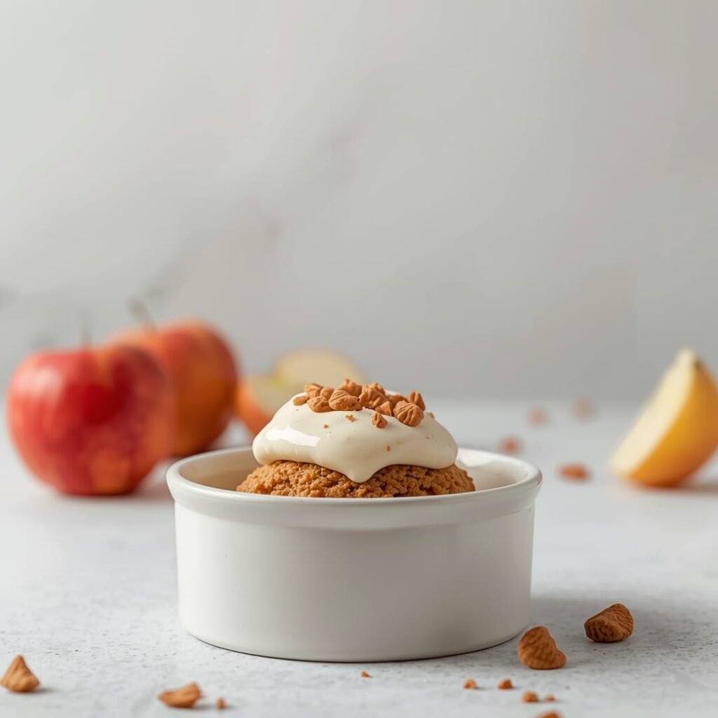 Fresh Apple Cake Cream Cheese Frosting dog